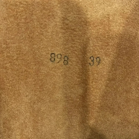 [39/8-8.5]The  Art Company Genuine Mustard Leather MidCalf Wool Heeled Boots - Picture 12 of 14